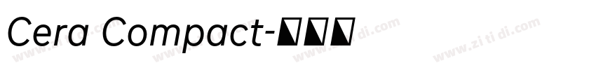 Cera Compact字体转换